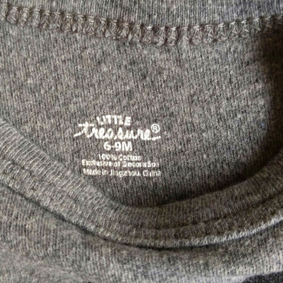 little treasure baby bear short sleeve bodysuit diaper shirt 9 months baby - Picture 5 of 6